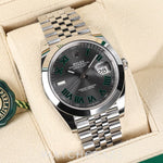 2024 ROLEX DATEJUST WIMBLEDON DIAL 41MM 126300