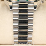 2021 ROLEX DAYDATE PLATINIUM ICE BLUE SMOOTH BAZEL 40MM 228206A