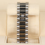 2021 ROLEX DAYDATE PLATINIUM ICE BLUE SMOOTH BAZEL 40MM 228206A