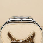 2021 ROLEX DAYDATE PLATINIUM ICE BLUE SMOOTH BAZEL 40MM 228206A