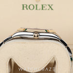 2023 ROLEX DATEJUST TWO TONE YELLOW GOLD AND STEEL GREY DIAL SMOOTH BEZEL OYSTER 41MM 126303