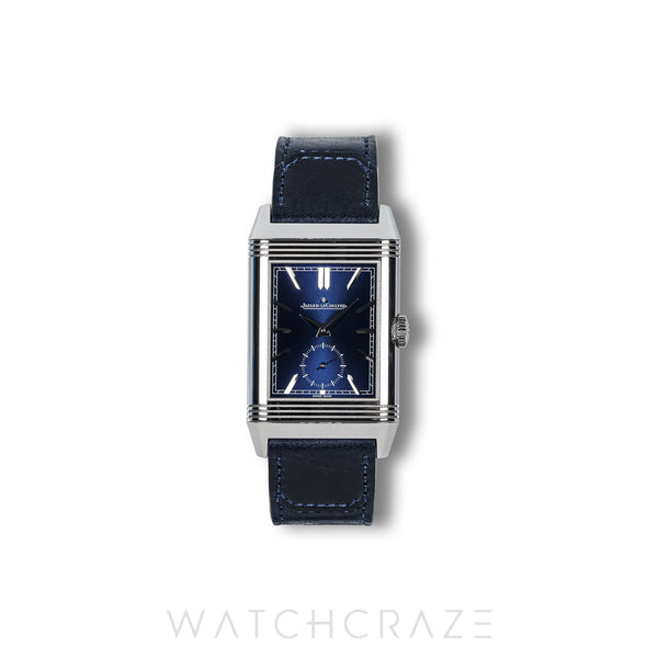 2023 JAEGER LE-COULTRE REVERSO TRIBUTE MONOFACE BLUE DIAL Q3988482