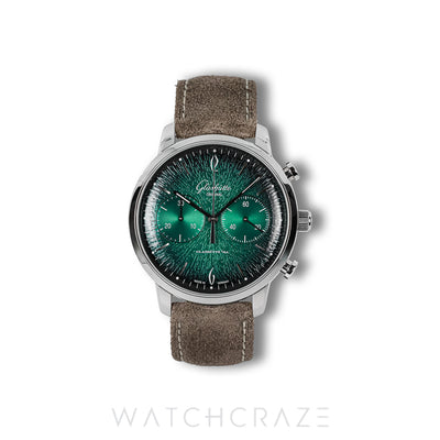 2022 GLASHUTTE ORIGINAL SIXTIES CHRONOGRAPH ANNUAL EDITION GREEN DIAL 42MM 13934052204