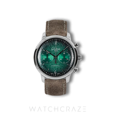 2022 GLASHUTTE ORIGINAL SIXTIES CHRONOGRAPH ANNUAL EDITION GREEN DIAL 42MM 13934052204
