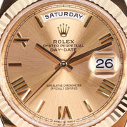 2024 ROLEX DAY-DATE YELLOW GOLD ROMAN NUMERALS 40MM 228238