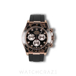 2025 ROLEX DAYTONA COSMOGRAPH ROSE GOLD BLACK DIAL 40MM 126515LN