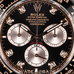 2025 ROLEX DAYTONA COSMOGRAPH ROSE GOLD BLACK DIAL 40MM 126515LN