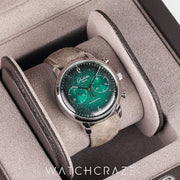 2022 GLASHUTTE ORIGINAL SIXTIES CHRONOGRAPH ANNUAL EDITION GREEN DIAL 42MM 13934052204