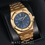 2019 AUDEMARS PIGUET ROYAL OAK YELLOW GOLD BLUE DIAL 15202BA.OO.1240BA.01