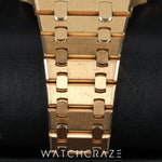 2019 AUDEMARS PIGUET ROYAL OAK YELLOW GOLD BLUE DIAL 15202BA.OO.1240BA.01