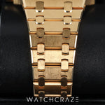 2019 AUDEMARS PIGUET ROYAL OAK YELLOW GOLD BLUE DIAL 15202BA.OO.1240BA.01