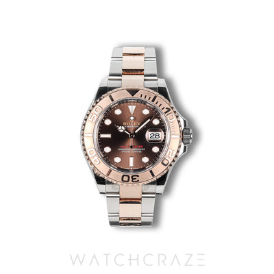 2024 ROLEX YACHT-MASTER TWO TONE ROSE GOLD AND STEEL BROWN DIAL 40MM 126621