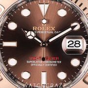 2024 ROLEX YACHT-MASTER TWO TONE ROSE GOLD AND STEEL BROWN DIAL 40MM 126621