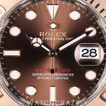 2024 ROLEX YACHT-MASTER TWO TONE ROSE GOLD AND STEEL BROWN DIAL 40MM 126621