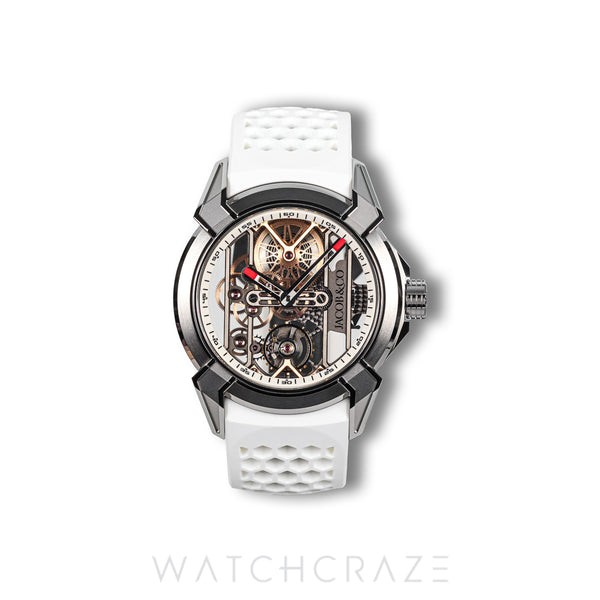 2026 JACOB & CO. EPIC X SKELETON V1 WHITE 44MM EX110.20.AA.A1.A