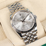 2024 ROLEX DATEJUST WHITE DIAL FLUTED JUIBLEE 36MM 126234