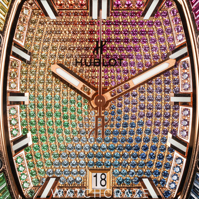 2025 HUBLOT BIG BANG KING GOLD RAINBOW 39MM 665.OX.9910.LR.0999