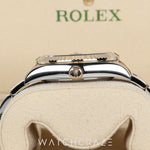 2021 ROLEX SKYDWELLER OYSTER TWO TONE YELLOW GOLD AND STEEL BLACK DIAL 42MM 326933