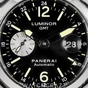 2010 PANERAI LUMINOR GMT BLACK DIAL 44MM PAM00088