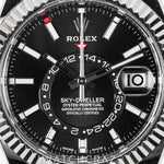 2021 ROLEX SKY-DWELLER BLACK DIAL FLUTED JUBILEE 42MM 326934