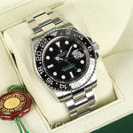 2008 ROLEX GMT MASTER II GREEN ARROW 40MM 116710LN