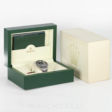 2008 ROLEX GMT MASTER II GREEN ARROW 40MM 116710LN