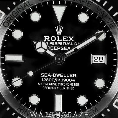 2020 ROLEX DEEPSEA SEA-DWELLER BLACK DIAL 44MM 126660