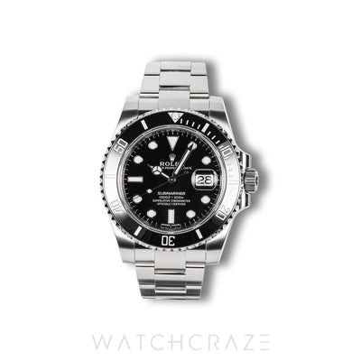 2019 ROLEX SUBMARINER DATE BLACK DIAL 40MM 116610LN