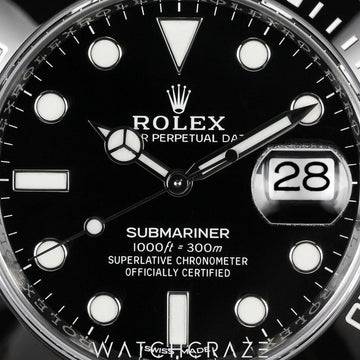 2019 ROLEX SUBMARINER DATE BLACK DIAL 40MM 116610LN