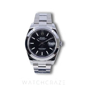 2022 ROLEX DATE-JUST BLACK DIAL 41MM 126300