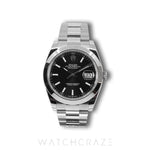 2020 ROLEX DATEJUST BLACK DIAL 41MM 126300