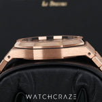 2025 AUDEMARS PIGUET ROYAL OAK ROSE GOLD BLUE DIAL 41MM 15510OR.OO.1320OR.03