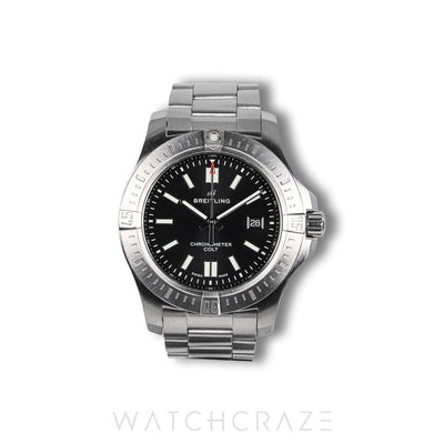 2019 BREITLING COLT AUTOMATIC BLACK DIAL 44MM A17388101B1A1
