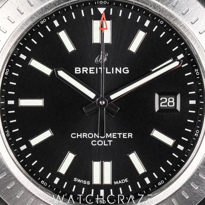 2019 BREITLING COLT AUTOMATIC BLACK DIAL 44MM A17388101B1A1