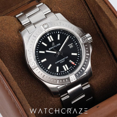 2019 BREITLING COLT AUTOMATIC BLACK DIAL 44MM A17388101B1A1