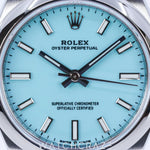 2023 ROLEX OYSTER PERPETUAL TIFFANY TURQUOISE DIAL 31MM 277200