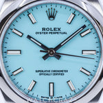 2021 ROLEX OYSTER PERPETUAL TIFFANY TURQUOISE DIAL 31MM 277200