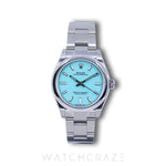 2023 ROLEX OYSTER PERPETUAL TIFFANY TURQUOISE DIAL 31MM 277200
