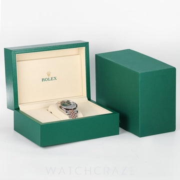 2026 ROLEX DATEJUST TWO TONE ROSE GOLD AND STEEL OLIVE DIAL 40MM 126331