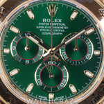 2020 ROLEX DAYTONA YELLOW GOLD GREEN DIAL 'JOHN MAYER' 40MM 116508