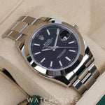 2020 ROLEX DATEJUST BLACK DIAL 41MM 126300