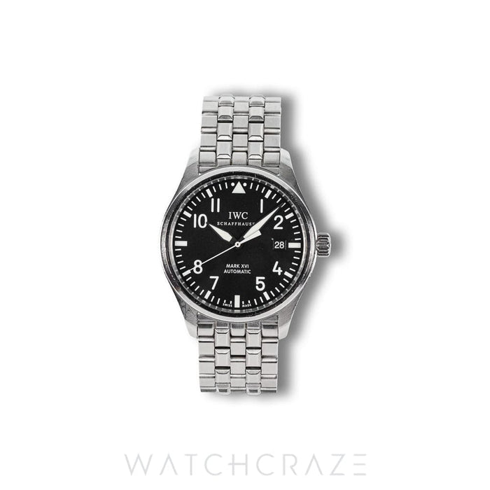 2009 IWC PILOT MARK XVI BLACK DIAL 39MM IW325504