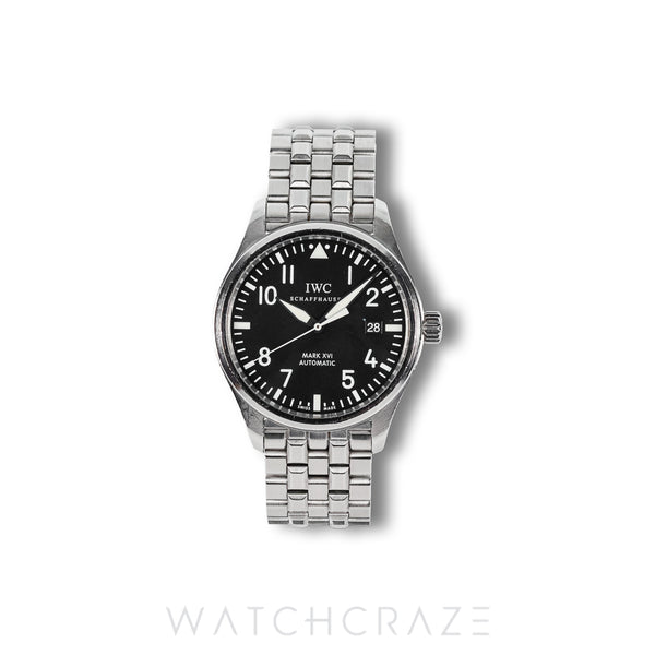 2009 IWC PILOT MARK XVI BLACK DIAL 39MM IW325504