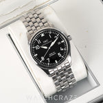 2009 IWC PILOT MARK XVI BLACK DIAL 39MM IW325504