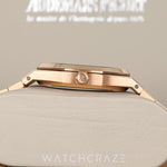 2018 AUDEMARS PIGUET ROYAL OAK ROSE GOLD WHITE DIAL 39MM 15300.OR.OO.D088CR.02
