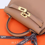 2022 HERMES MINI KELLY CHAI VEAU EPSOM