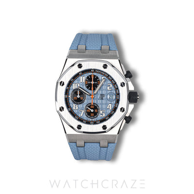 AUDEMARS PIGUET ROYAL OAK OFFSHORE CHRONOGRAPH BLUE DIAL 42MM 26238ST.OO.A340CA.01