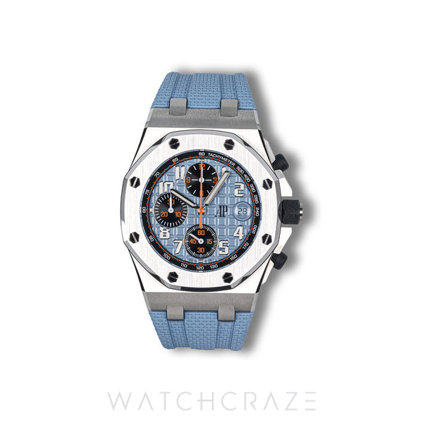 AUDEMARS PIGUET ROYAL OAK OFFSHORE CHRONOGRAPH BLUE DIAL 42MM 26238ST.OO.A340CA.01