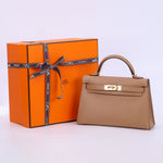 2022 HERMES MINI KELLY CHAI VEAU EPSOM