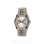 2026 ROLEX DATAEJUST TWO TONE YELLOW GOLD AND STEEL CHAMPAGNE DIAL 36MM 126233